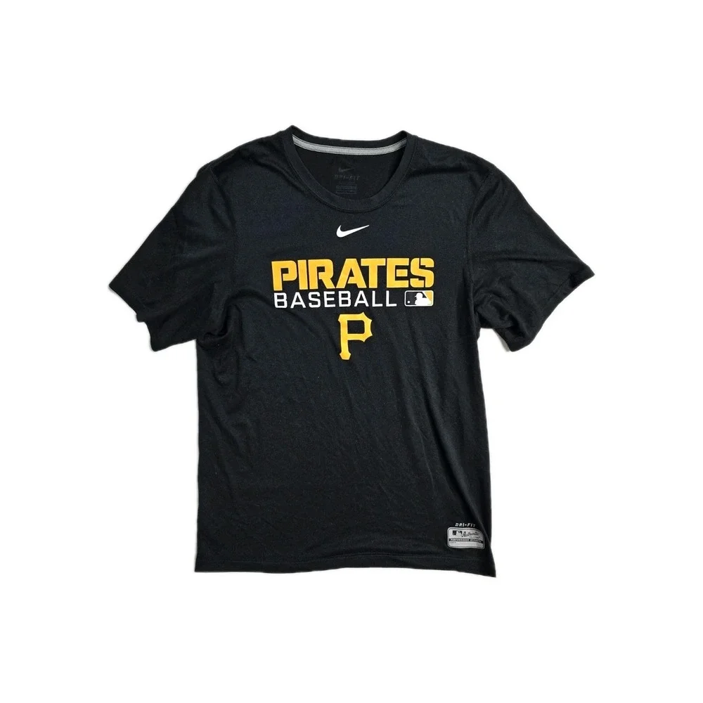 NIKEPITTSBURGH PIRATES‎ SHIRT DRI SHORT SLEEVE SMALL BLACK MEN'S